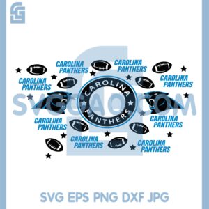 Carolina&nbsp;Panthers Starbucks Svg, Sport Svg, Football Carolina&nbsp;Panthers Svg