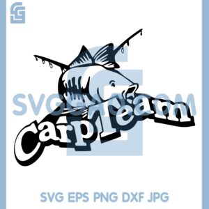 Carp Team Svg, Carp Fish Svg, Carp Svg, Carp Fishing Svg