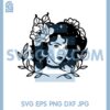 Celestial Afro Files Flowers Svg, Floral Afro Woman Svg, Afro Girl Celestial Svg