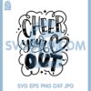 CHEER your heart out svg, cheer and dance gymnast ballerina cut Files
