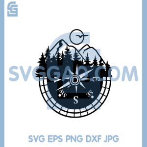 Compass Svg, Adventure Compass, Outdoor Svg