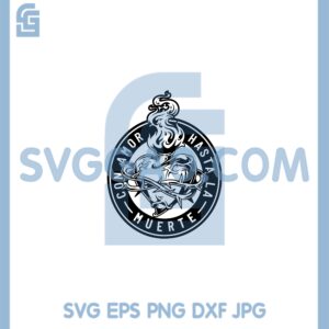 Con Amor Hasta La Muerte Svg, Heart Logo Coffee Svg, Heart Fire Svg