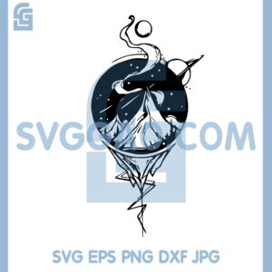 Cosmonaut Astronaut Space Galaxy Svg, Starship Planet Star Svg, Moon Sun Earth Rocket Milky Way Svg