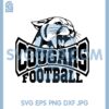 Cougars Football New Svg, Cougar football Svg, Cougars Svg