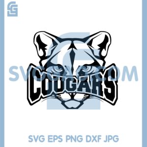 Cougars Mascot Tiger Svg, Cougars Football Svg, Cougar Svg