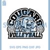 Cougars Volleyball Tiger Svg, Cougar Volleyball Svg, Cougar Volleyball New Svg
