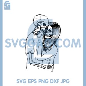 Couple Skeletons Svg, Best Friend love Skeleton Svg