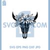 Cow Skull With Flowers Svg, Flowers Svg 1 Cow Skull With Flowers Svg, Flowers Svg