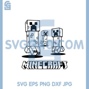 Creeper Mincraft New Svg, Creeper Svg, Mincraft Svg, Mincraft File Png