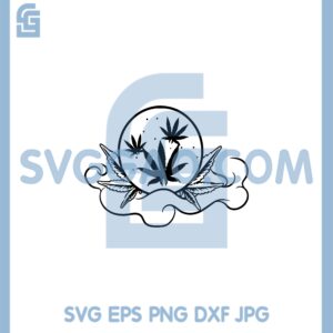 Crystal Ball Weed Svg, Mystical Rasta Shirt Svg, Crystal Ball Cannabis Svg