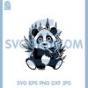 Cute Panda Smoking Joint, Svg File, Panda Smoking Weed Svg, Rasta Panda Svg, Smoking Cannabis svg