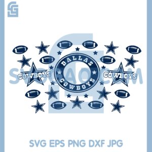 Dalla Cowboys Football Starbucks Svg, Footballs Dalla Cowboys Svg, Cowboys Logo Svg