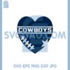 Dallas Cowboys Heart Star Football Svg, Cowboys Heart Svg 1 Dallas Cowboys Heart Star Football Svg, Cowboys Heart Svg