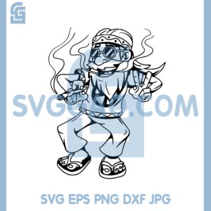 Dancing Hippie Svg, Smoking Weed Joint Svg, Hippy Shirt Svg
