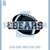 Football Bear Svg, Bear With A Ball Svg
