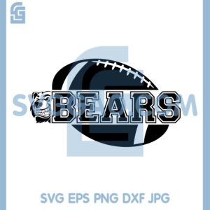 Football Bear Svg, Bear With A Ball Svg