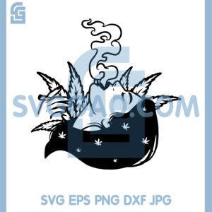 Girl Dope Rasta Stoner Chick Svg, Smoking Weed Girl Svg