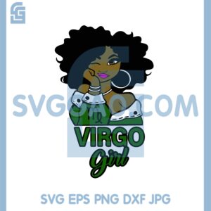 Girl Football Horoscope Svg, Virgo Zodiac Birthday Girls Horoscope Svg, Horoscope Svg