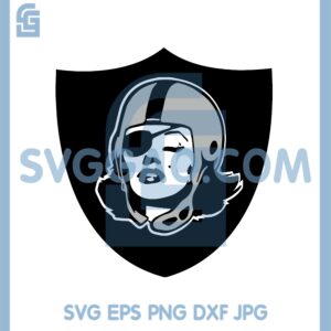Girl Football Raider Svg, Raider Nation Raiderette Svg, Las Vegas Raiders Svg