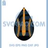 Baseball Earrings Svg Dxf Png Jpg, teardrop Pendan