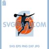 Basketball Player With Ball Svg, Athlete In Basketball Svg