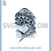 Bass Fishing Svg, Fish Svg, Mandala SVG, SVG Cut File