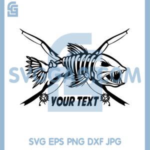 Bass Fishing Vinyl Decal Custom Tex SVG