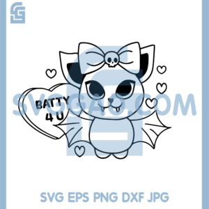 Batty for you Svg, Baby Emo Goth Svg