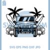 Beach Jeep SVG, Tropical SVG, Summer SVG
