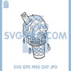 Beach Skull Cream Svg, Cream Summer Skull Funny Svg