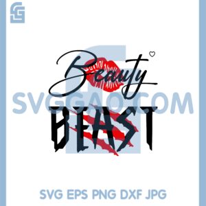 Beaity Beast SVG, Lips SVG, Beauty And The Beast SVG