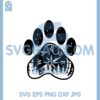 Bear Paw Compass Svg, Paw Compass Svg, Compass Svg
