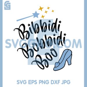Bibbidi Bobbidi Boo Svg, Wine Glass Svg, Wine Quote Svg