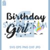 Birthday Girl Unicorn Svg, Birthday Girl Svg, Unicorn Svg