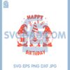 Birthday Gnomes Svg, Happy Birthday Svg, Birthday Party Svg