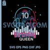 Birthday Queen Toktok Svg, Social Media Queen Svg, Tiktoker Queen Svg