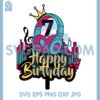 Birthday Svg Tik Tok Svg, Tik Tok Princess Birthday Svg, Tiktok Cake Topper Svg