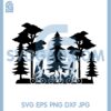 Bizarre Things Tree Svg, Bike Scene Beautiful Svg, Bike Things Svg