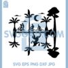 Bizarre Things Tree Svg, Bike Scene On Water Reflection Svg, Wall Decal Svg