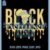 Black Excellence Svg, Black Queen Svg, Black King Svg