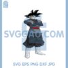 Black Goku Dragon Ball Super Svg, Black Goku Svg