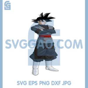 Black Goku Dragon Ball Super Svg, Black Goku Svg