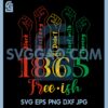 Black History Didn't Start With Slavery Since 1865 Svg, Black History Svg