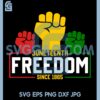 Black History Free ish Svg, June 19 Svg, 1865 Svg