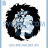Black Woman Natural Hair SVG, Afro Woman SVG