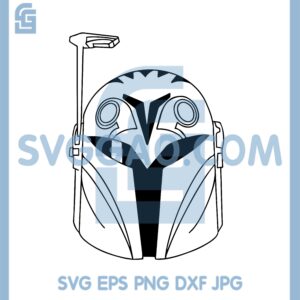 Bo Katan Helmet Head Svg, Bo Katan Ears Bo Katan Svg, Bo Katan Star Wars Svg