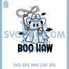 Boo Haw Ghost Cowboy Hat Svg, Boo Haw Svg, Boo Crew Cowboy Svg
