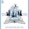 Book With Mountains SVG, Book With Forest SVG, Open Book SVG