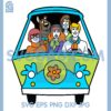 Bus With Friends Svg, Family Cartoon Bus Svg