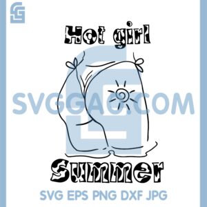 Butt Girl Summer Svg, Hot Girl Summer Svg, Summer Butt Girl Svg